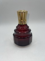 Lampe Berger Paris Red Glass Fragrance Oil Lamp 6&quot; - £19.93 GBP