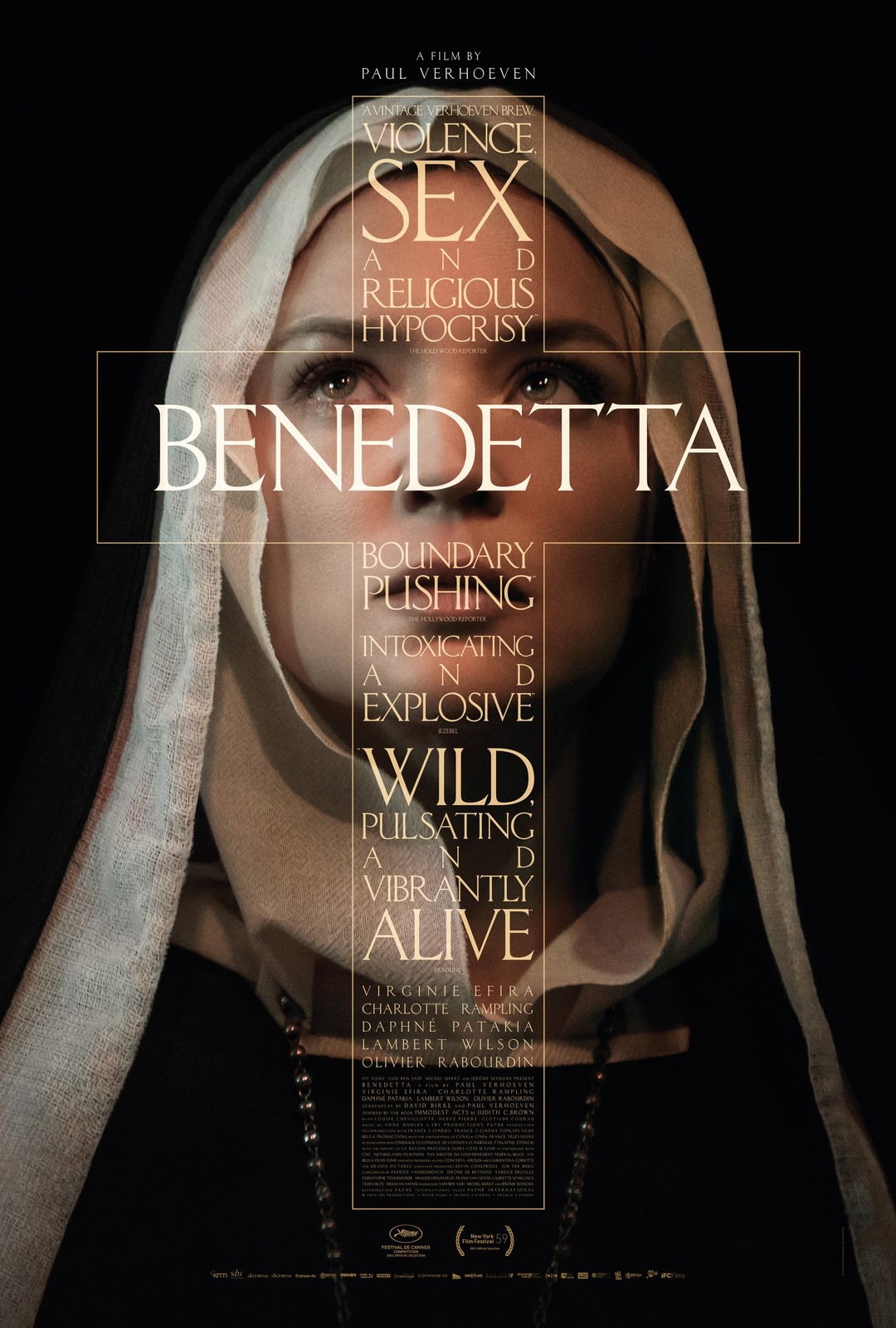 Primary image for Benedetta Poster Paul Verhoeven Movie Art Film Print Size 24x36" 27x40" 32x48 #3