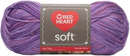 Red Heart Soft Yarn-Plummy - £11.26 GBP