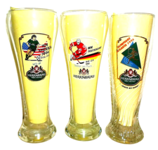 3 Moy Paulaner Schneider Hofbrau Ingolstadt Munich Weizen German Beer Glasses - £19.73 GBP