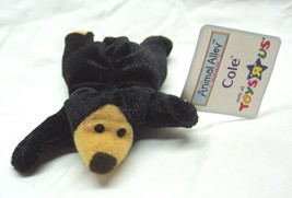 Animal Alley 2001 COLE BEAR 4&quot; Plush STUFFED ANIMAL TOY NEW w/ TAG McDon... - $14.85