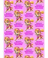 Skye Paw Patrol Personalised Gift Wrap - Skye Paw Patrol Wrapping Paper - $100.79 MXN