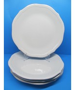 Lenox French Perle Bead 10 3/4&quot; Dinner Plates Bundle Of 4 Plates GUC - £39.26 GBP