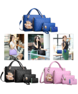 Women&#39;s Shoulder Handbag 4 in 1 Purse Fashion Luxury Ladies Tote Cross B... - £38.36 GBP