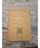 Monuments de la Musique Francaise Editions Salabert Nicolas Sursock - $327.86 MXN