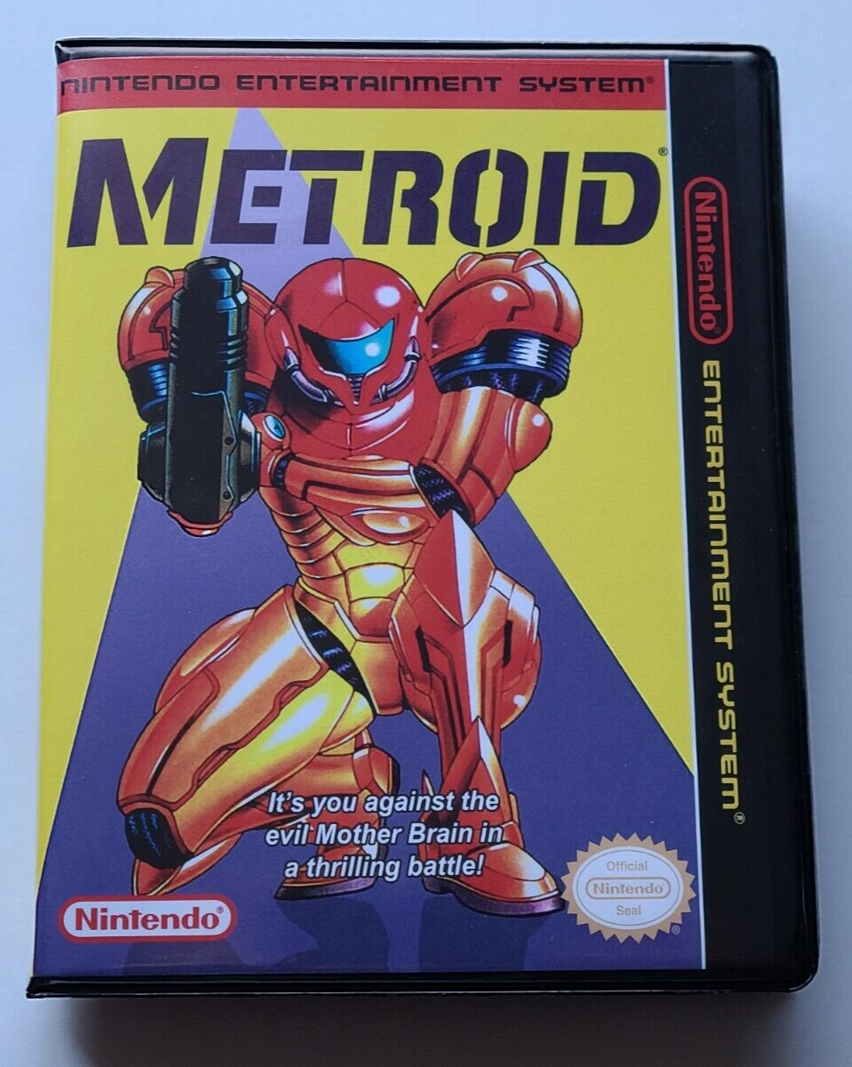 Metroid CASE ONLY Rigid Clamshell Box Nintendo NES Any 4+$11/ea - $12.18