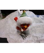 Transpac &quot;Red Bird With Holiday Hat &amp; Bell&quot; Figurine 2 1/4 x 3.5 x 5&quot; NWT - $366.81 MXN