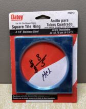 Oatey Square Tile/Strainer  Ring 4-1/4” Stainless Steel 420424 - £4.00 GBP
