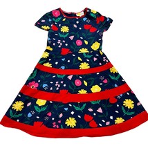 Mini Boden Girls Skater Dress Multi Flower Print 11/12 - £22.55 GBP