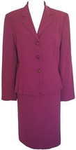 Suit Studio Two Piece Women&#39;s Uptown Glamour Skirt Suit Berry 22W - NWT - £50.90 GBP
