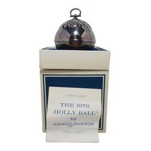 The 1976 Holly Ball by Reed &amp; Barton Silver Plated Christmas Ornament 1st Ed. - £71.90 GBP
