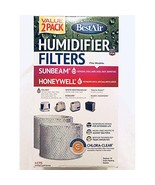 BestAir H75-2 Pack, Holmes Replacement, Paper Wick Humidifier Filter, 7.... - £27.00 GBP