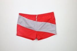 Vintage 90s Streetwear Mens XL Faded Color Block Lined Shorts Swim Trunk... - $29.65