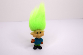 Vintage 1993 Burger King Troll Doll Glow in the Dark Green Hair &#39;Jaws&#39; 3&quot; - $150.34 MXN