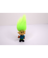 Vintage 1993 Burger King Troll Doll Glow in the Dark Green Hair &#39;Jaws&#39; 3&quot; - $10.84 CAD
