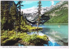 Postcard Lake Louise Banff National Park Alberta Canadian Rockies - $2.96