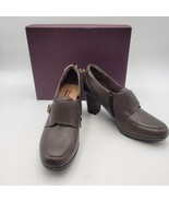 Clarks Collection Size 7.5 W Heeled Booties Slip On Leather Uppers Gray - $551.96 MXN Clarks Collection Size 7.5 W Heeled Booties Slip On Leather Uppers Gray - $551.96 MXN