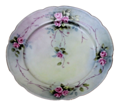Vintage Seltmann Weiden Fine China 7.5” Plate Bavaria W Germany Floral Roses - £6.29 GBP