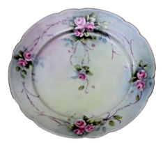 Vintage Seltmann Weiden Fine China 7.5” Plate Bavaria W Germany Floral Roses - £5.98 GBP