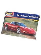 Revell Monogram 98 Corvette Roadster Model Kit Open Box Brand New W/SEALED Parts - £30.88 GBP