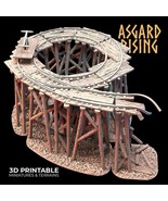 3D Printed Asgard Rising Advanced Dwarven Mines Underground Railroad 28m... - $176.64+