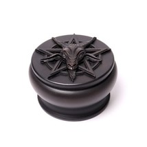 Alchemy Gothic V101 Baphomet Box Black The Vault Vanity Jewelry Trinket Pill - £20.63 GBP