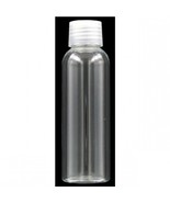 PLASTIC round Shatterproof BOTTLE Clear Airtight Cap Storage 3 oz .4 cup... - $305.81 MXN