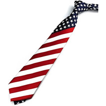 American Flag Neck Tie USA Patriotic Neck Tie 3.14&quot; Wide 57&quot; Long NEW! - £6.19 GBP