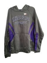 NCAA Kansas State Wildcats Men's Hoodie Sz L Sweatshirt Athletic Long Sleeve New - $35.63