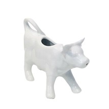 Ceramic Bull Cow Creamer Pitcher Porcelain Cream Milk Dispenser Cattle D... - $16.83