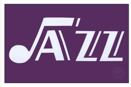 NEW ORLEANS JAZZ NBA BASKETBALL VINTAGE OLD LOGO POSTER ON 12X8IN METAL ... - $24.74