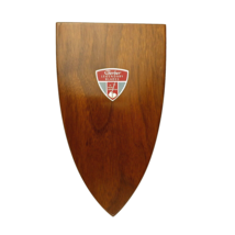 Vintage Gerber Legendary Blades Brown Wooden Wall Mounted 3-Slot Knife B... - $19.95