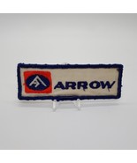 Vintage Arrow Blue on Orange Logo Driver Employee Uniform or Jacket Sew-... - £14.70 GBP