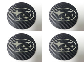 Subaru 4 - Set of 4 Metal Stickers for Wheel Center Caps Logo Badges Rims  - $24.90+