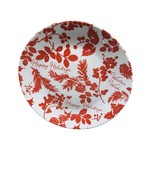 Royal Norfolk Royal Norfolk Happy Holidays Red Leaves 8 “ Side/Plate - £20.34 GBP