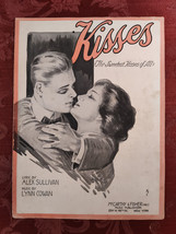 RARE Sheet Music Kisses André De Takacs Alex Sullivan Lynn Cowan 1943 - £12.73 GBP