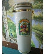 ITALIAN POTTERY PORTOFINO COUNTRY LIVING  AIR TIGHT CONTAINER BOTTLE 12 ... - €68,41 EUR