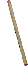 16 Inch Bamboo Bansuri Flute, A Key, 7 Holes, Woodwind Clarinet,, And Children. - £25.81 GBP