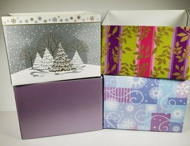 BoxCo Christmas Holiday Gift Basket Boxes Set - £10.34 GBP