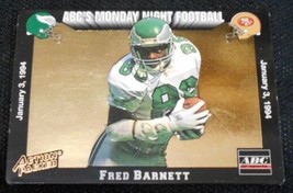 1993 Hi-Pro Fred Barnett 75 ABC Monday Night Football, Philadelphia Eagles, NFL - £19.71 GBP