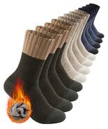 ATTIQOZI Men's Merino Wool Thermal Crew Socks Gray Khaki Blue 6 Pairs Si... - €14,29 EUR ATTIQOZI Men's Merino Wool Thermal Crew Socks Gray Khaki Blue 6 Pairs Si... - €14,29 EUR