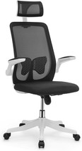 Monibloom Ergonomic Office Chair Lumbar Support, 360 Swivel Breathable, Black - £128.68 GBP