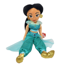 15&quot; Disney Ty Sparkle Aladdin Princess Jasmine Stuffed Animal Plush Toy New Tag - £20.45 GBP
