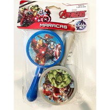 Marvel Avengers Maracas Birthday Party Favors Toys 2 Piece New - £3.96 GBP