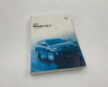 2007 Mazda CX-7 CX7 Owners Manual OEM I01B49005 - $14.84