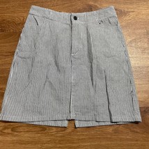 Brandy Melville Seersucker Blue Striped Mini Skirt Juniors Size 3 Made i... - $9.90