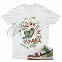 White BROKEN Shirt for N Dunk High Toasty Next Nature Summit Oil Green Rattan - £20.49 GBP+