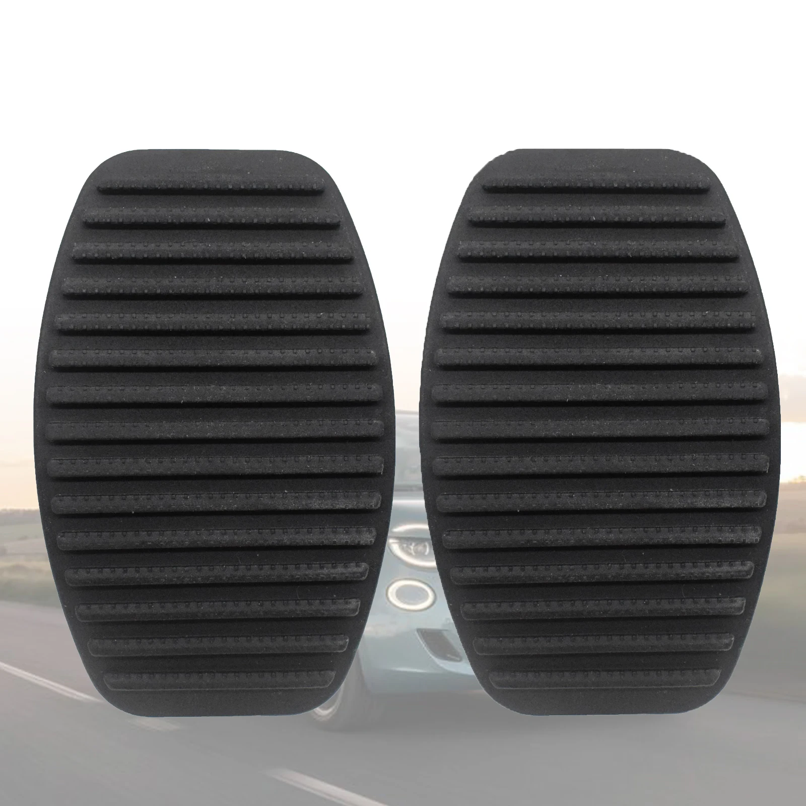 Car Brake Clutch Pedal Pad Rubber Cover Shell - Replacement Accelerator Gas Ru - £11.69 GBP
