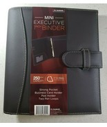 &quot;It&#39;s Academic Mini Executive Leather Portfolio Folder, 1&quot;&quot; Ring Dark Br... - $43.95 CAD