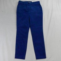 NEW LOFT 2P Blue Velvet Curvy The Sutton Skinny Stretch Womens Career Dress Pant - $19.49